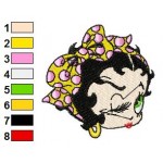 Betty Boop 27 Embroidery Design